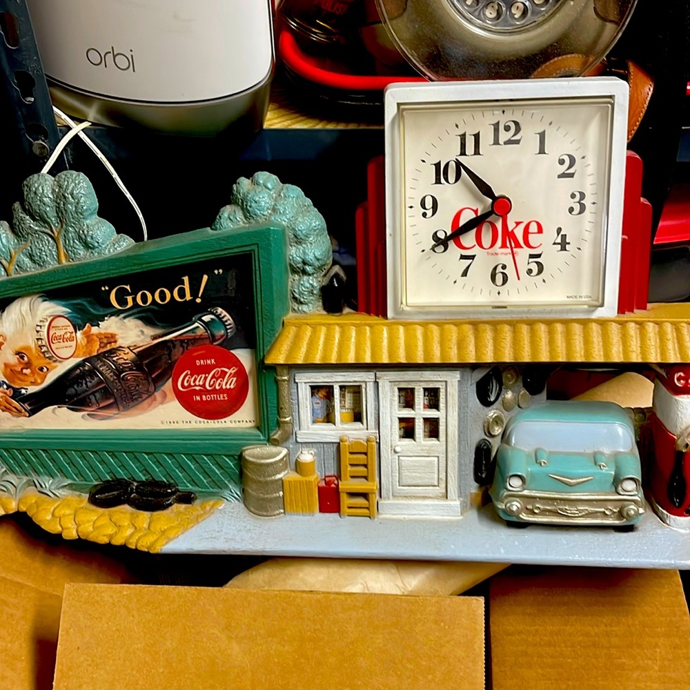 90’s coca -cola clock